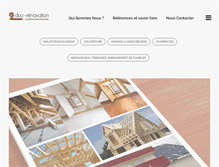 Tablet Screenshot of duo-renovation.fr